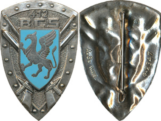 412° Bataillon de Commandement et Services TRAIN 412° BCS 