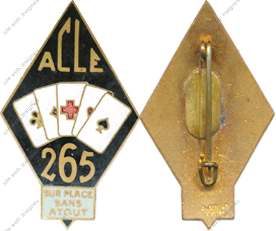 Ambulance Chirurgicale Légère d’Etapes N° 265, émail, cartes
