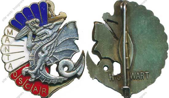 8° R.P.I.Ma, Opération MANTA OSCAR, émail