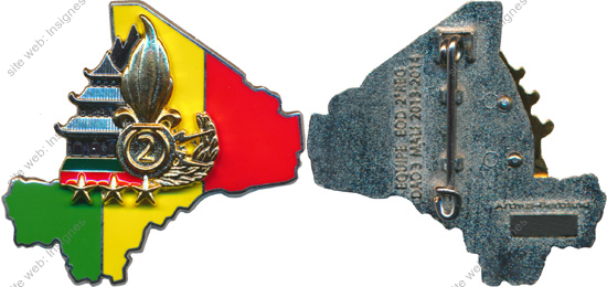 2° R.E.G, G.R.I.N, SERVAL, MALI, matriculé CV, chiffres romains