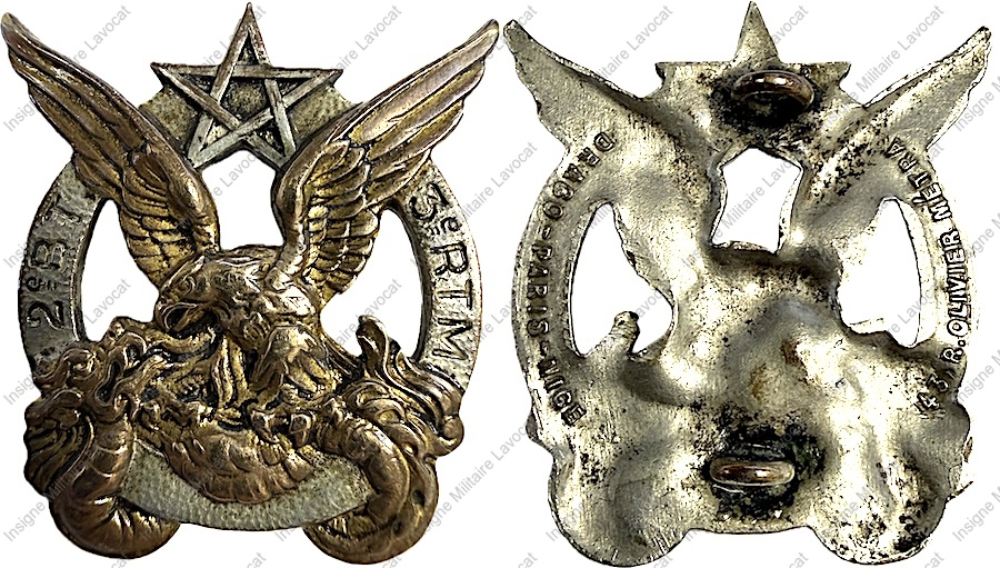 3° Régiment de Tirailleurs Marocains, 2° Bataillon, lisse embouti