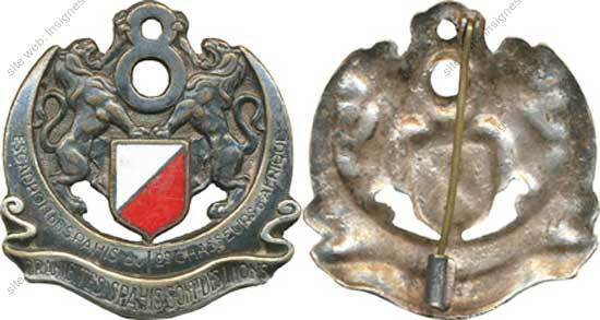 2° Régiment de Chasseurs d’Afrique, Esc de Spahis, épingle sureté