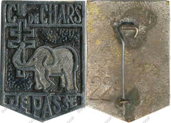 Cie Autonome de Chars du Levant, JE PASSE, éléphant, matriculé