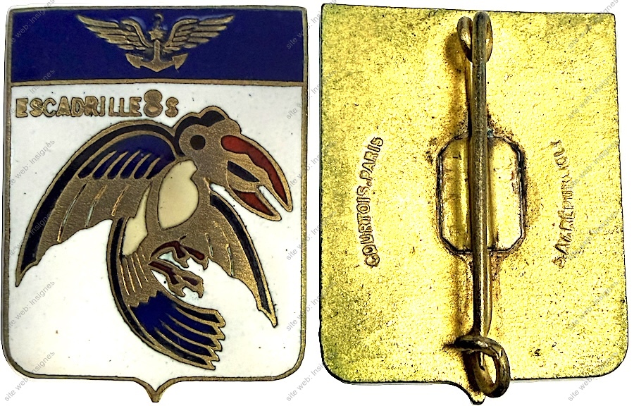 Escadrille 8 S, émail, bolero courtois