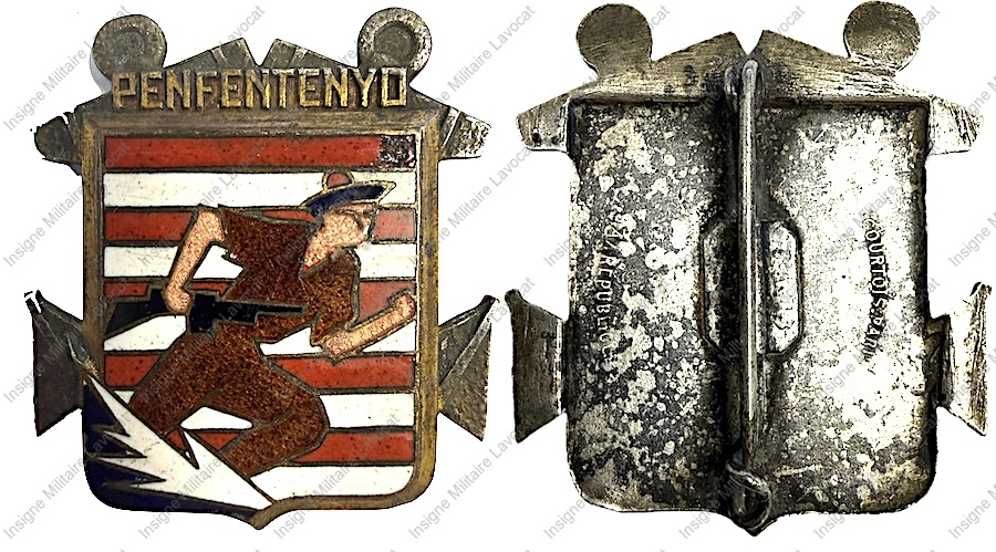 Commando DE PENFENTENYO, type 1, dos lisse argenté, (é)